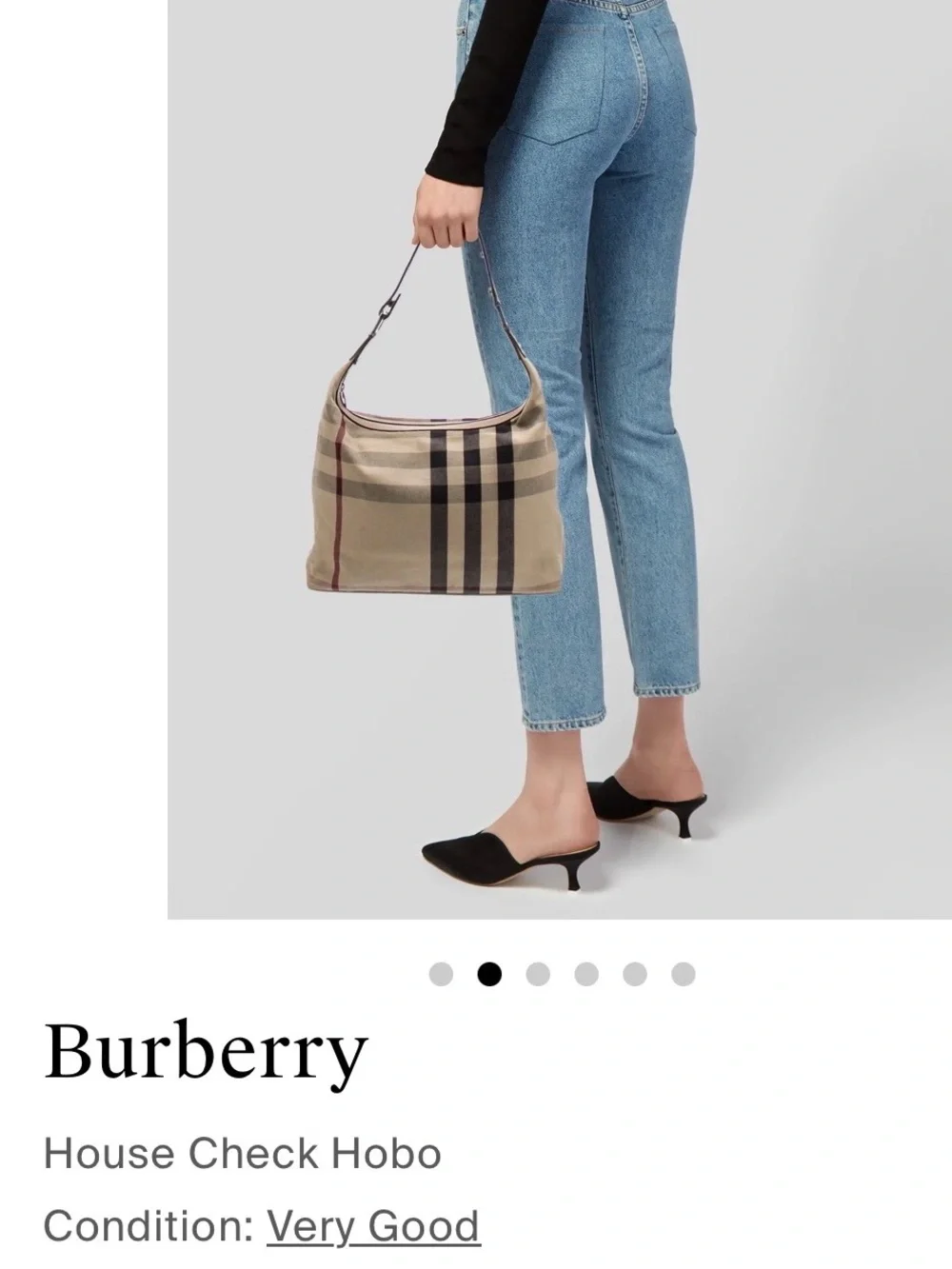 Vintage Classic Plaid Shoulder Bag in Beige and Black🔥